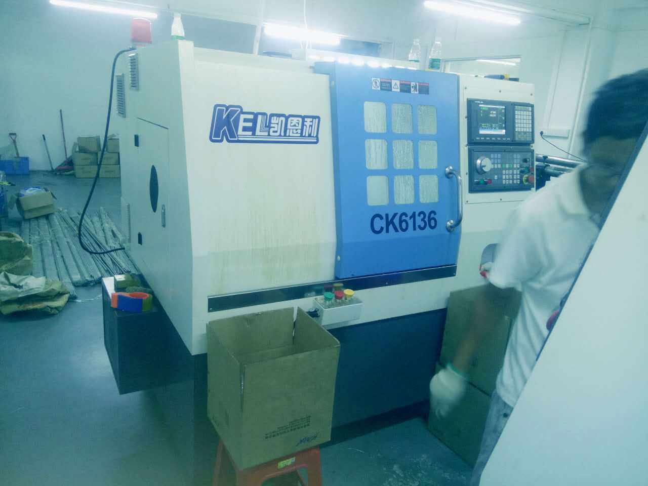 凱恩利機床 CKX6136C (36標準排刀機）∠45斜床身高配置數控車床。