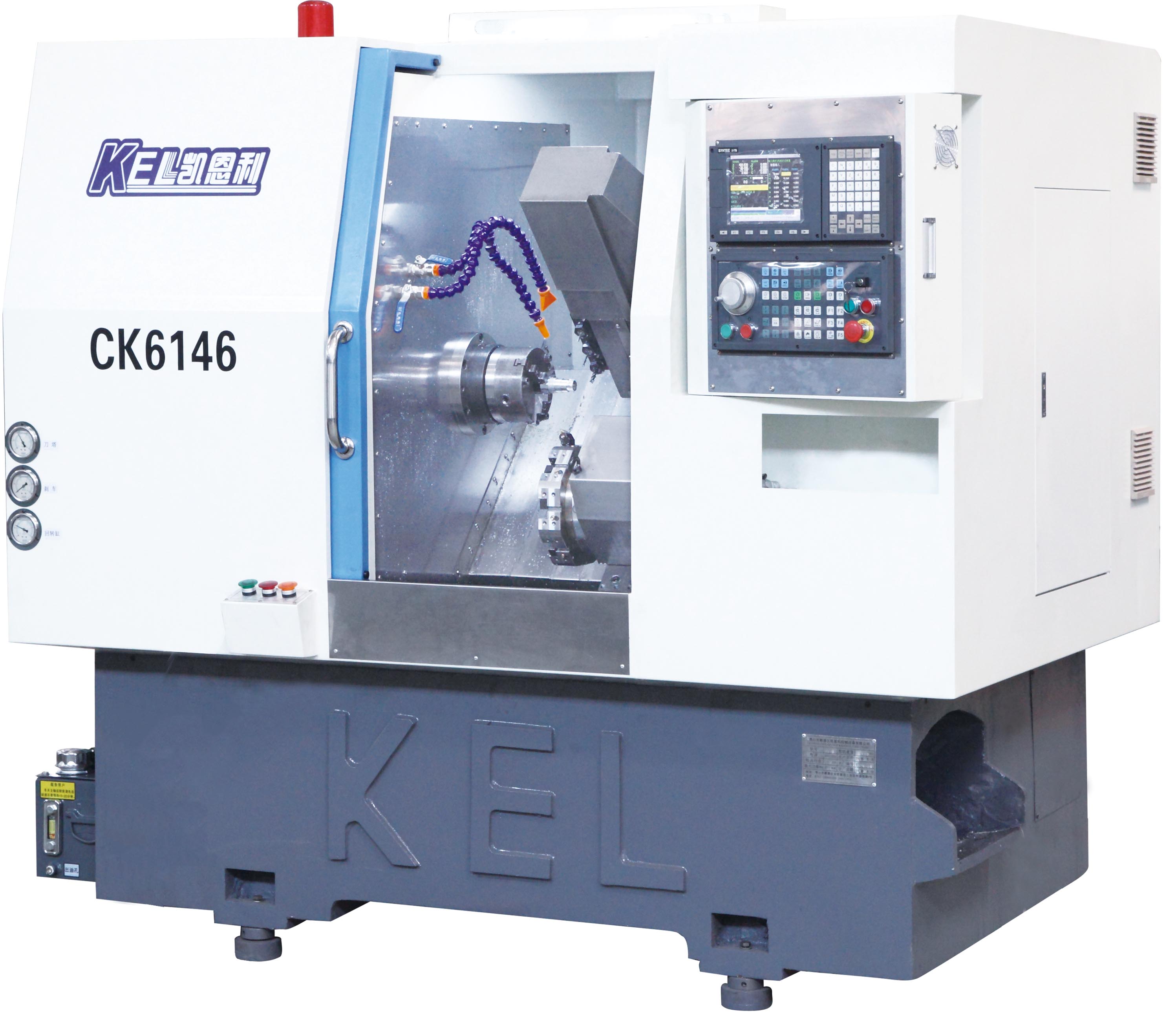 CKX46C-Y 數(shù)控車床（標(biāo)準(zhǔn)46機型-排刀機+帶Y軸+Y軸端銑2頭+Y軸側(cè)銑3頭）