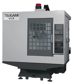 精密加工中心  VL3（品牌：日本津上）   機床結構主圖與結構圖