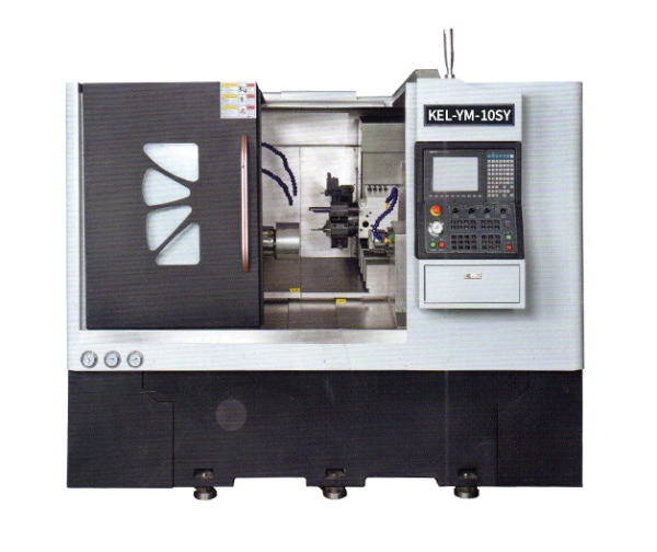 kel-Ym-10SY CNC雙主軸單動力刀塔車銑復合數控車