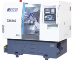 46 刀塔 帶動力頭 帶Y軸 車銑復(fù)合機(jī)( 45度斜床身 線軌機(jī))CK6146D-Y