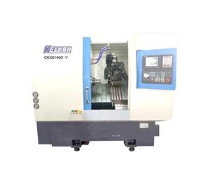 CKX6146C—Y∠45斜床身 (排刀型帶2個端銑3個鍘銑動力頭)車銑復(fù)合數(shù)控車床—高配置